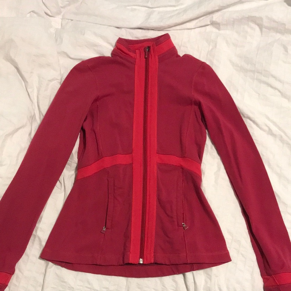 Lululemon pink zip up sweater